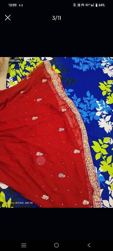 pure shafoon lehnga and dopatta heavy work 6