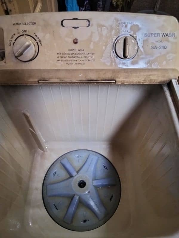 Super Asia washing machine for sale 03249446416 2