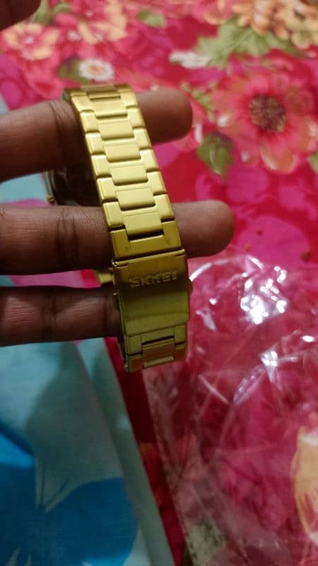 Skmei 1816 watch original new gold 5