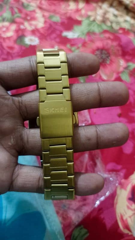 Skmei 1816 watch original new gold 6