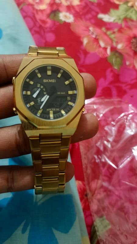 Skmei 1816 watch original new gold 7