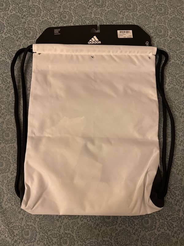 Adidas Alliance II Sports Gym Bag White/Black NEW 1