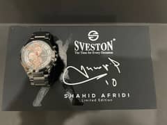 Limited Edition Shahid Afridi Sveston men's watch