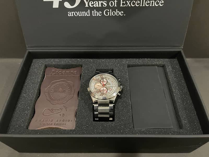 Limited Edition Shahid Afridi Sveston men's watch 2