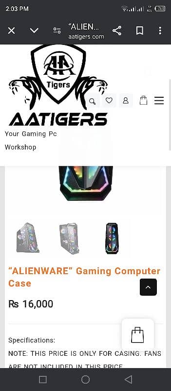 AA Tiger RGB PC(specs in description)(urgent sale) 11