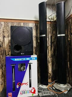 new speakers with 1 year warranty only 1 month use