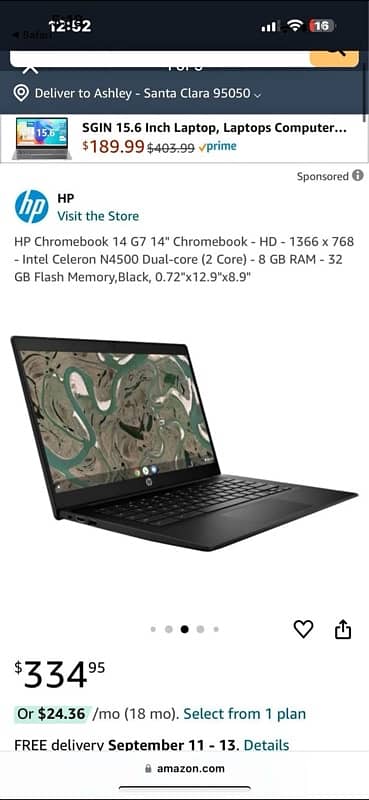 HP chromebook g7 14 (2021) model 0