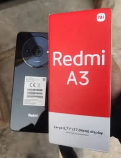 Redmi A3. (4/128 GB) one month use. box all accessories