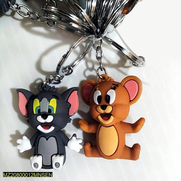 Tom And Jerry bike keychain 0