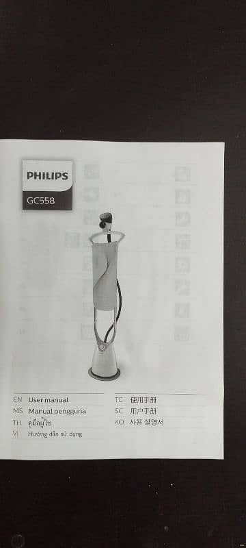 Philips comfort touch garment steamer gc558 12