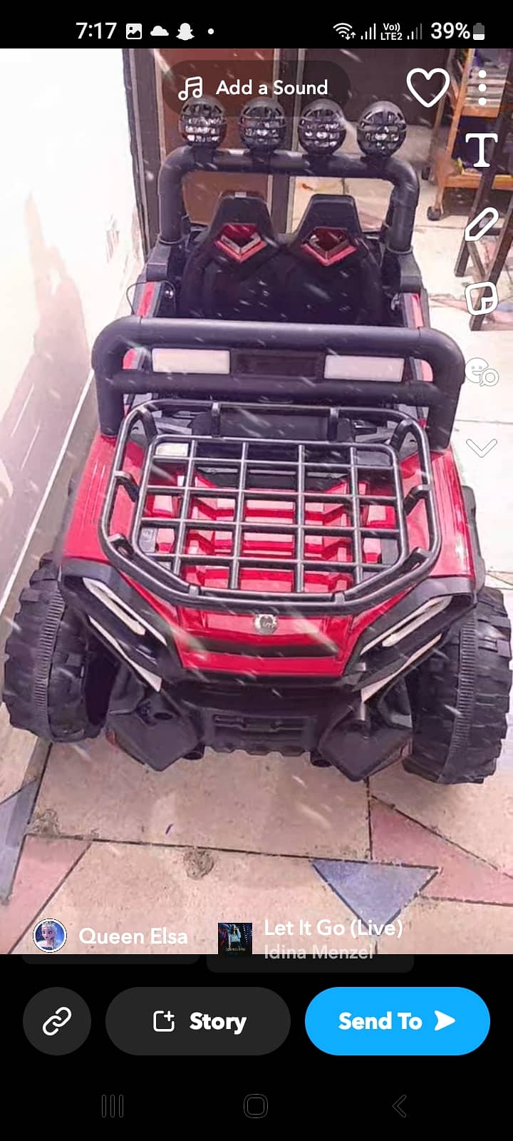 Kids electric jeep 0