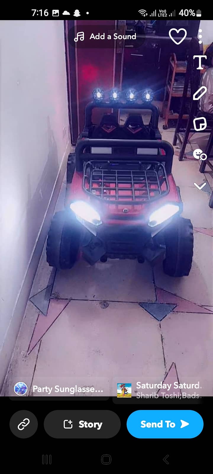 Kids electric jeep 1