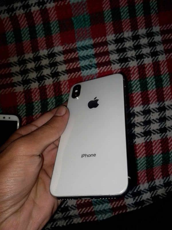 I phone x white color non pta for sale 0