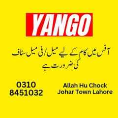 Yango office Job For Male/Female