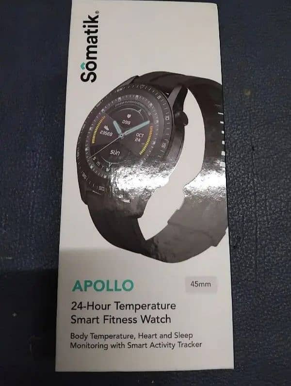 Somatic APOLLO 24-Hour Temperature Smart Fitness Watch 0