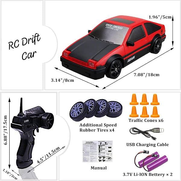 4WD RC Driting CAR 2.4GHz 0