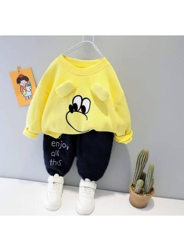 Tracksuit For Kids - 2 Pcs Set For Boys and Girls 18