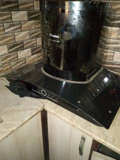 touch panel chimney hood bahtreen new condition ma