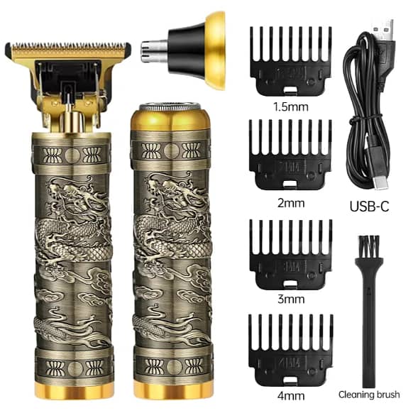 Professional Shaving Machine 3 In 1 Rechargeable Hair Clipper Shaver 0