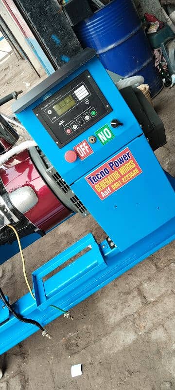 generator 15kva gas and Stamford denmo 9