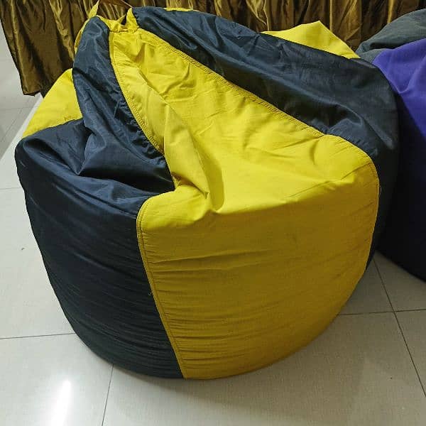 2 large bean bag chairs 2