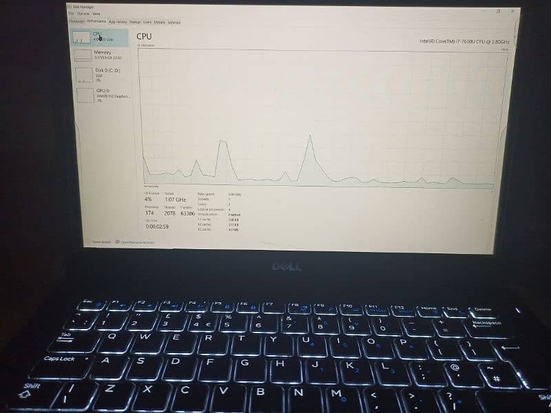 Dell latitude 7280 core i7 7th generation 8