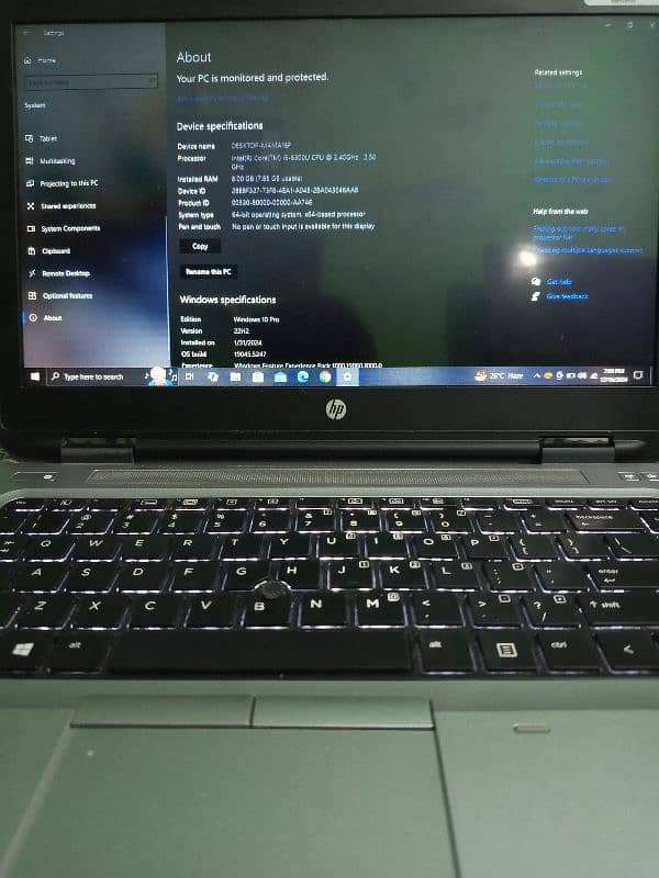 HP Probook i5 6th generation 2