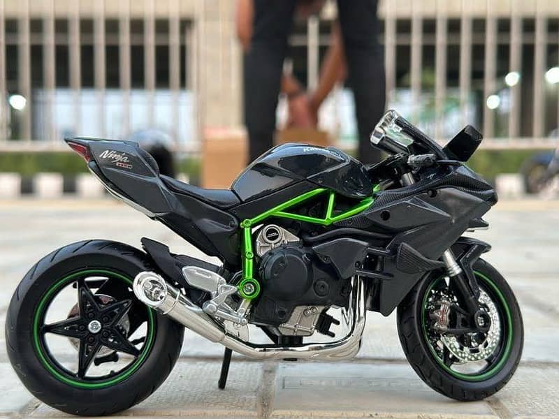 Kawasaki Ninja H2 supersport bike H2R scale motorcycle Diecast 15