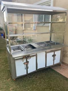 food stall/ Salad bar with Hot plate