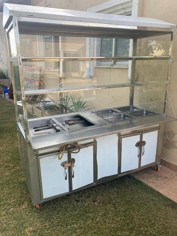 food stall/ Salad bar with Hot plate 0