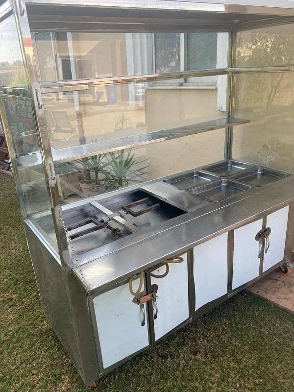 food stall/ Salad bar with Hot plate 4