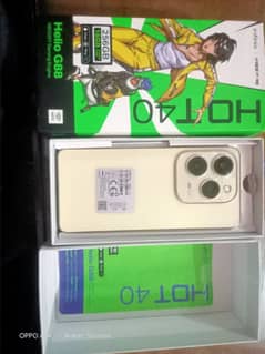 Infinix Hot 40 16/256 with original Box and Charger