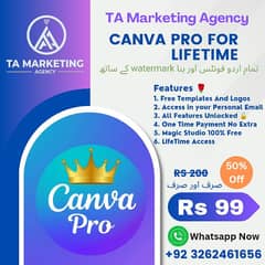 Canva Pro Lifetime Stock