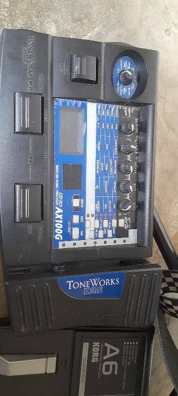 Korg Ax100G tone workstation Guitar multi effect processor 0