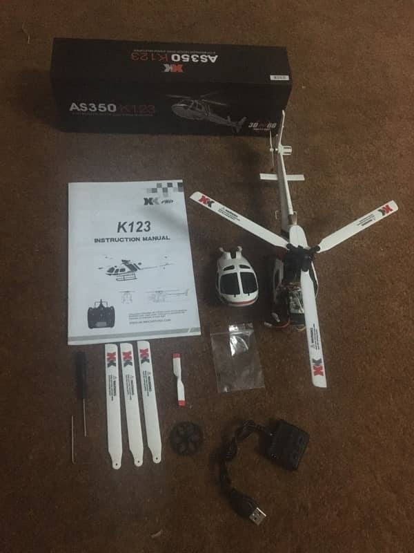 K123 RC Helicopter AS350 2