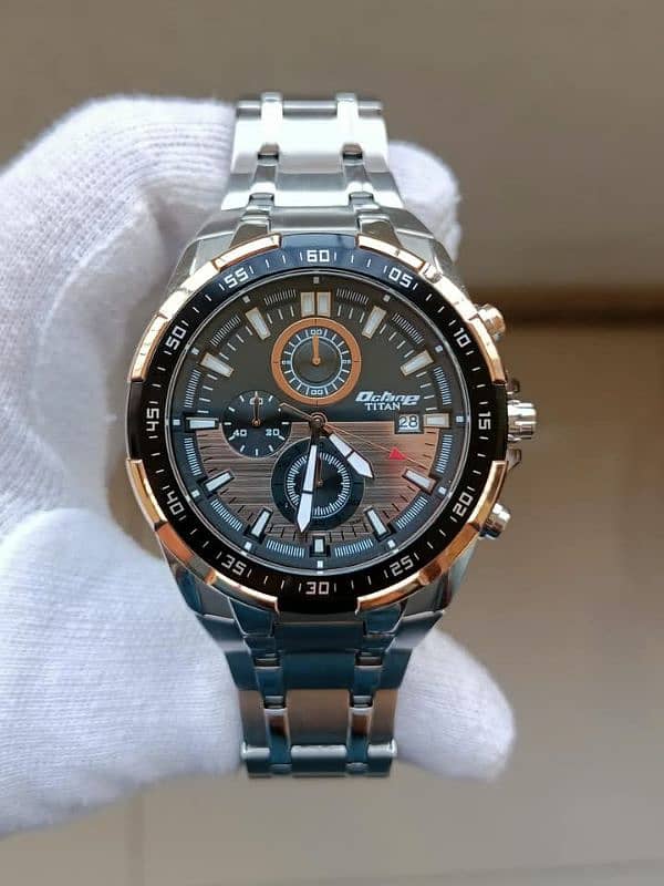 Titan Octane Quartz Chronograph.  Model-NP90044KM04. 0