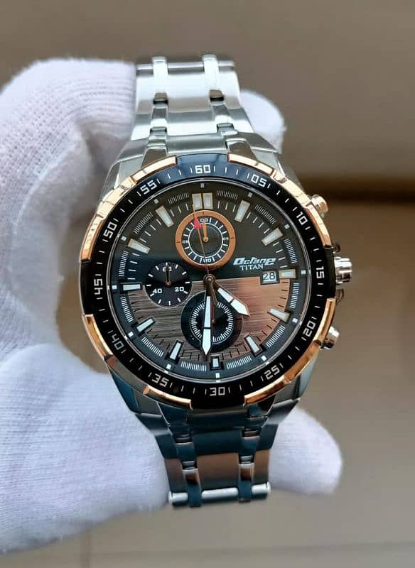 Titan Octane Quartz Chronograph.  Model-NP90044KM04. 1