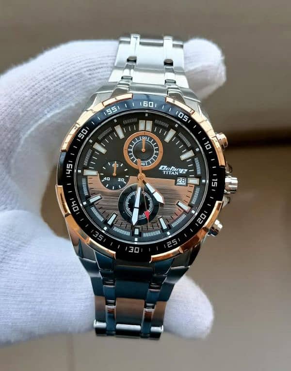 Titan Octane Quartz Chronograph.  Model-NP90044KM04. 2