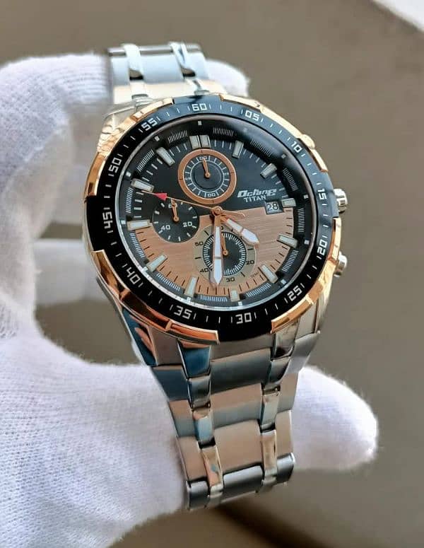 Titan Octane Quartz Chronograph.  Model-NP90044KM04. 3