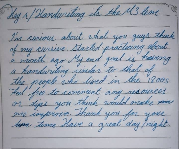 handwriting assignment 0