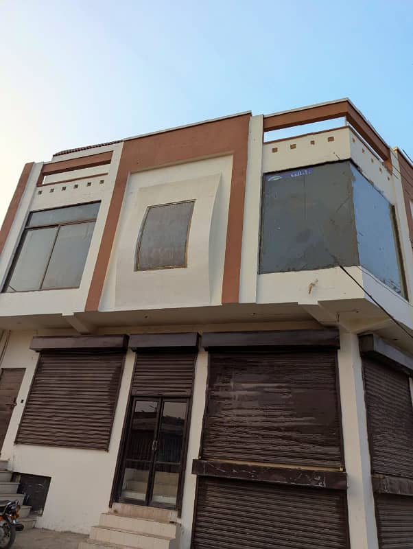 3 Marla PLAZA Available for Rent on Main Sargodha road. Commercial,Shops,bank. 1