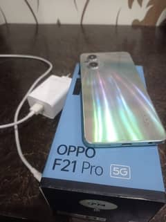 Oppo f21 pro 5g  8/128 with box and charger