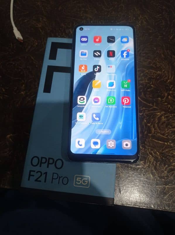 Oppo f21 pro 5g  8/128 with box and charger 6