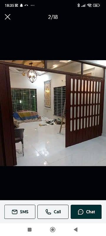 pvc folding partition dor pvc sliding door fluted panel wallpaper 6