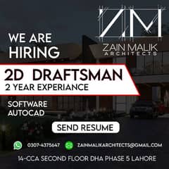 Architectural draftsmen/auto CAD operate