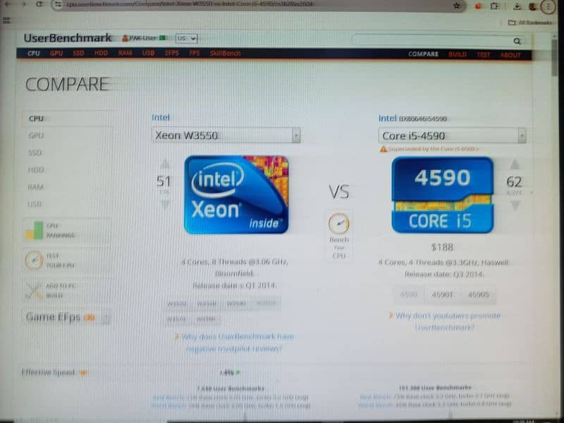 Pc T3500 Xeon W3550 equal core i5 4th generation with 1gb graphic card 2