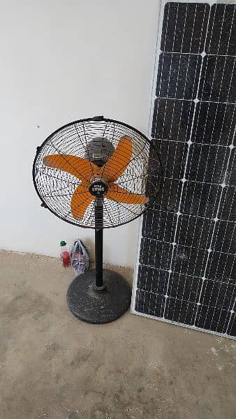 solar & fan used condition good 1