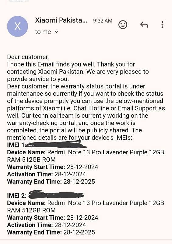 Redmi Note 13 Pro (12+12/512) Full warranty 12 month 1