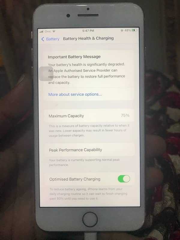 iphone 8 plus 256 golden pta approved 4