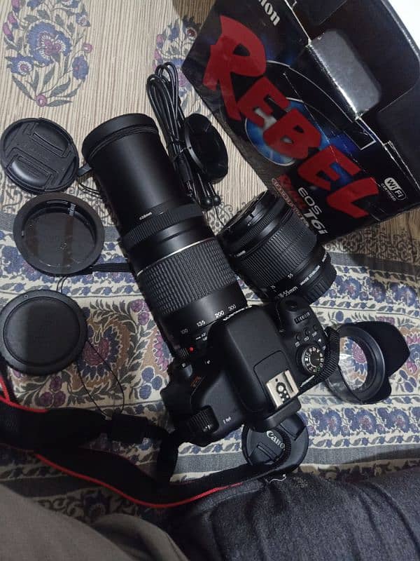 Canon EOS Rebel T6i (6Ti) DSLR Camera with 300mm Lens 0